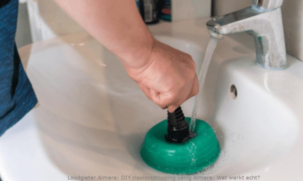 Diy Rioolontstopping Veilig Almere